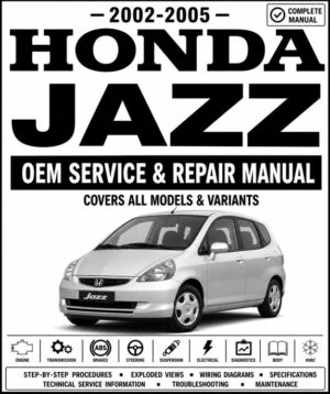2002-2005 Honda Jazz Service and Repair Manual