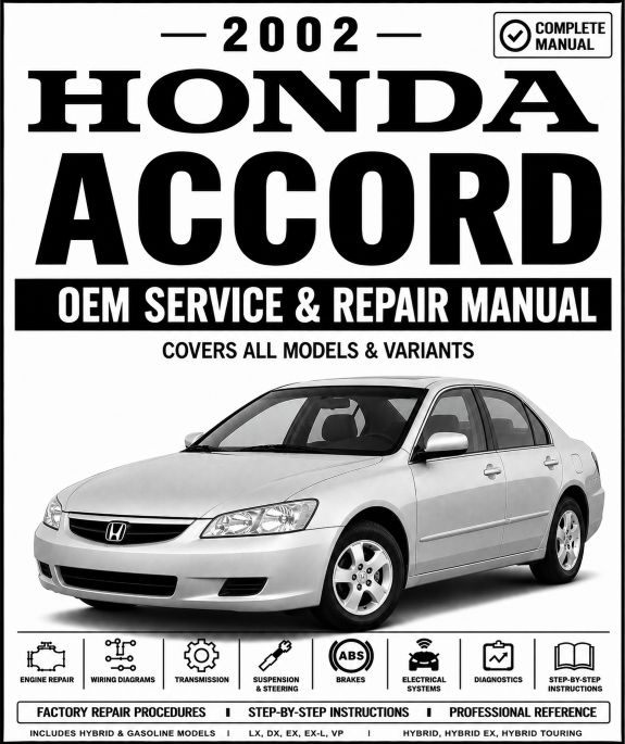 2002 Honda Accord Service and Repair Manual