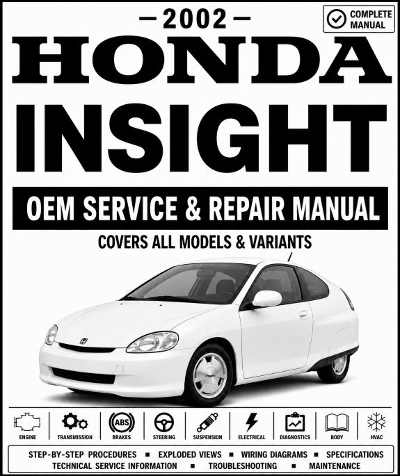 2002 Honda Insight Service and Repair Manual
