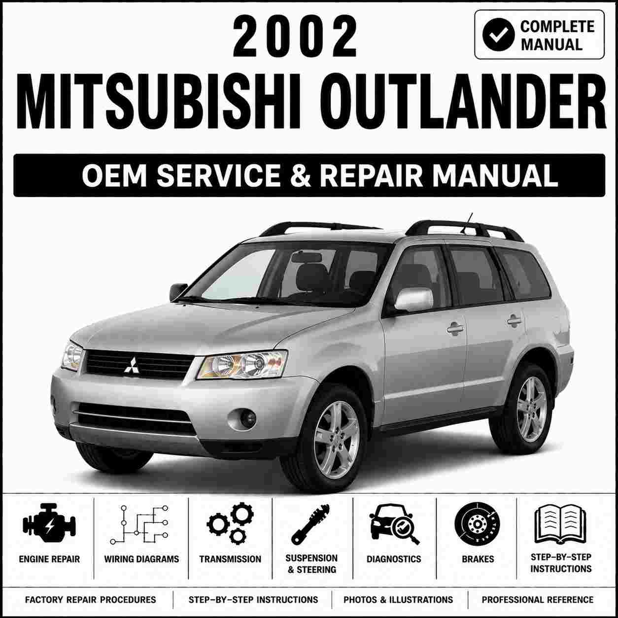 2002 Mitsubishi Outlander Service and Repair Manual