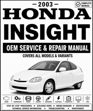2003 Honda Insight Service and Repair Manual
