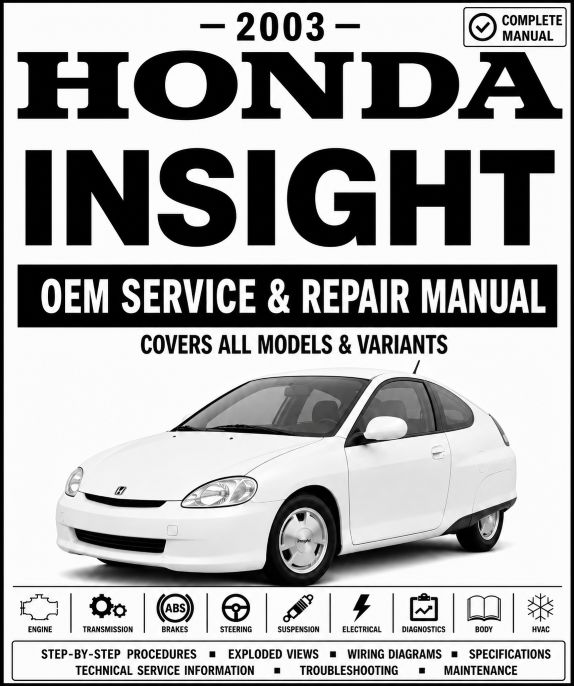 2003 Honda Insight Service and Repair Manual