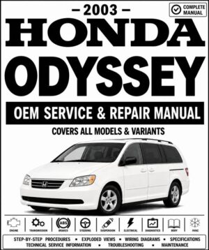 2003 Honda Odyssey Service and Repair Manual