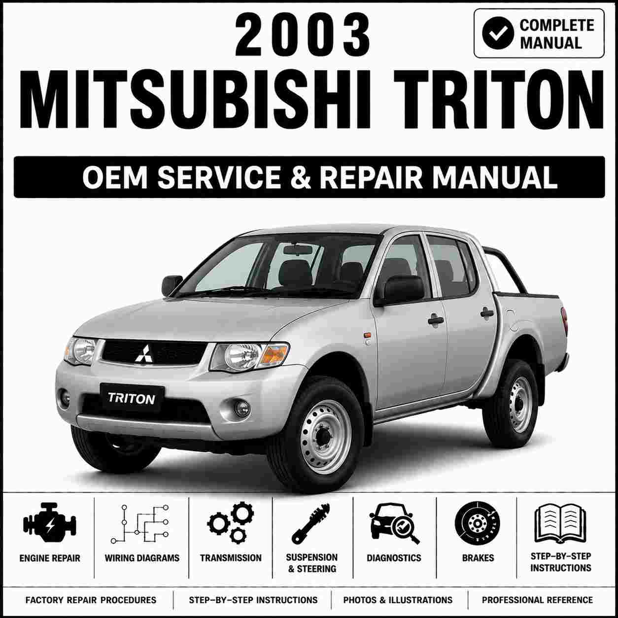 2003 Mitsubishi Triton Service and Repair Manual