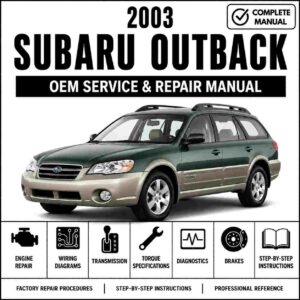 2003 Subaru Outback Service and Repair Manual