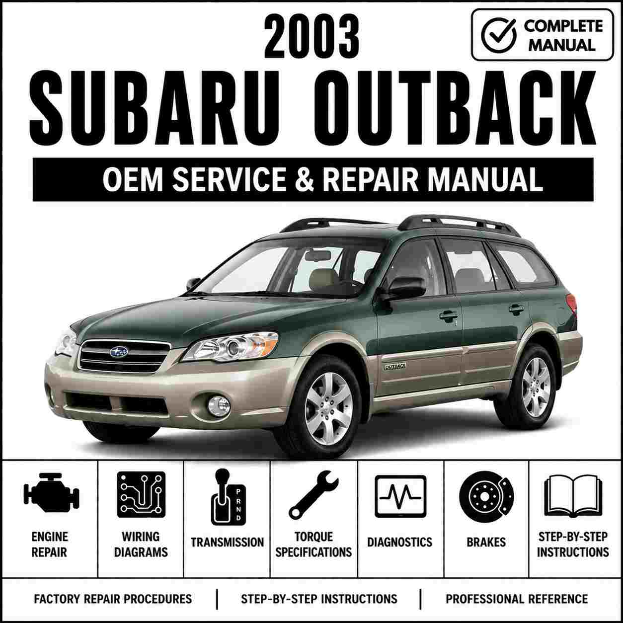2003 Subaru Outback Service and Repair Manual