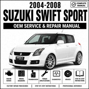 2004-2008 Suzuki Swift Sport RS416 Service and Repair Manual