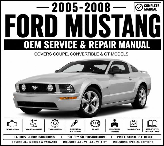2005-2008 Ford Mustang Service and Repair Manual