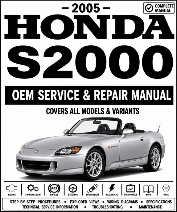 2005 Honda S2000 Service and Repair Manual