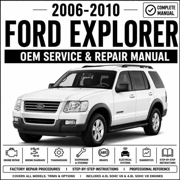 2006-2010 Ford Explorer Service and Repair Manual