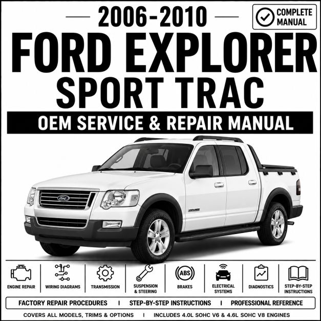 2006-2010 Ford Explorer Sport Trac Service and Repair Manual