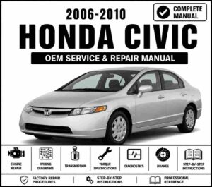 2006-2010 Honda Civic Service and Repair Manual Software