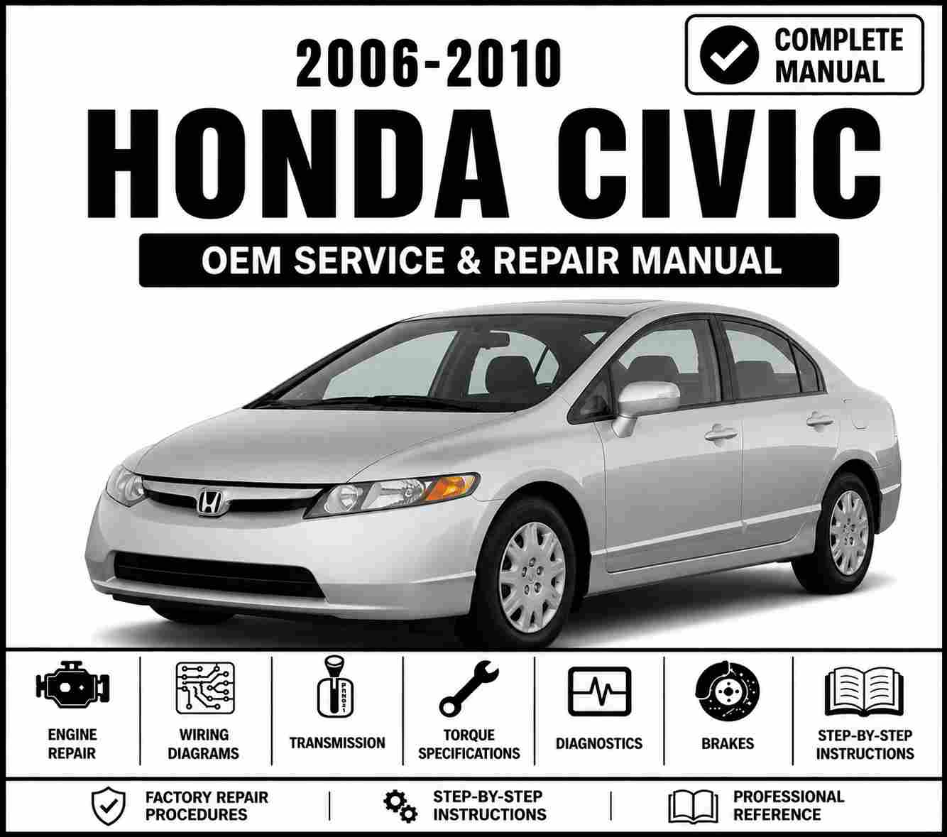 2006-2010 Honda Civic Service and Repair Manual Software