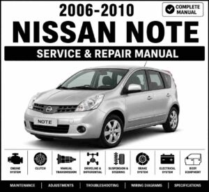 2006-2010 Nissan Note (E11) Service and Repair Manual Software