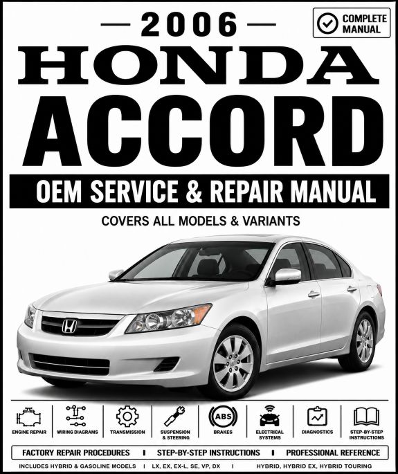 2006 Honda Accord Service and Repair Manual