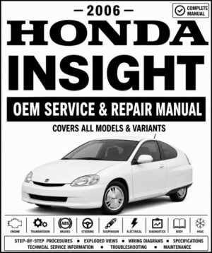 2006 Honda Insight Service and Repair Manual