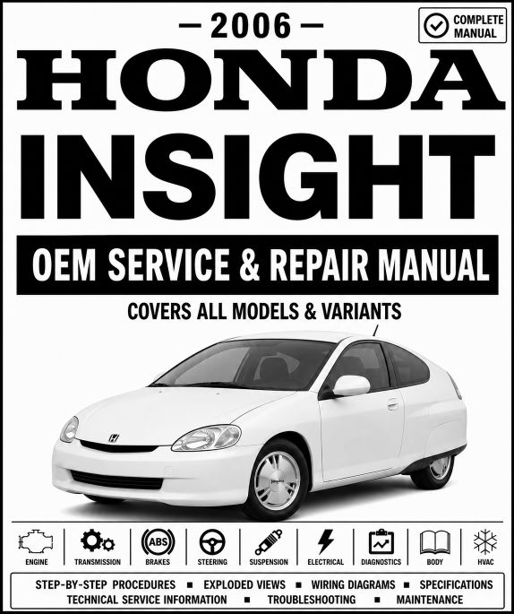 2006 Honda Insight Service and Repair Manual