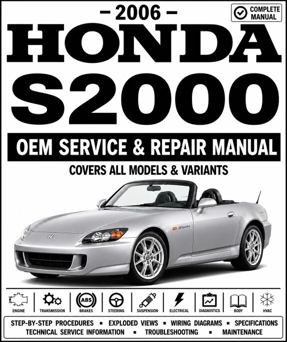 2006 Honda S2000 Service and Repair Manual