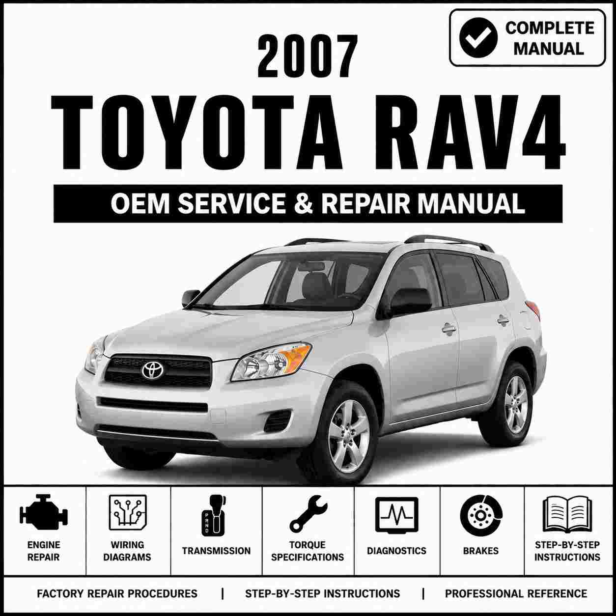 2007 Toyota RAV4 Service and Repair Manual Software