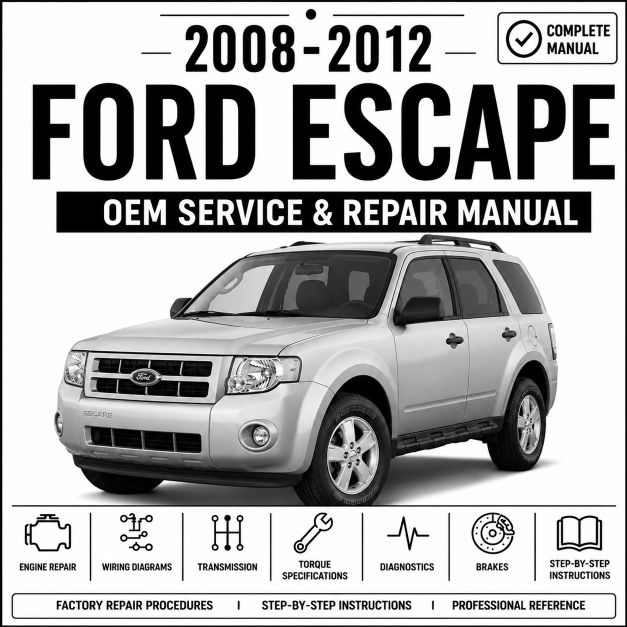 2008-2012 Ford Escape Service and Repair Manual