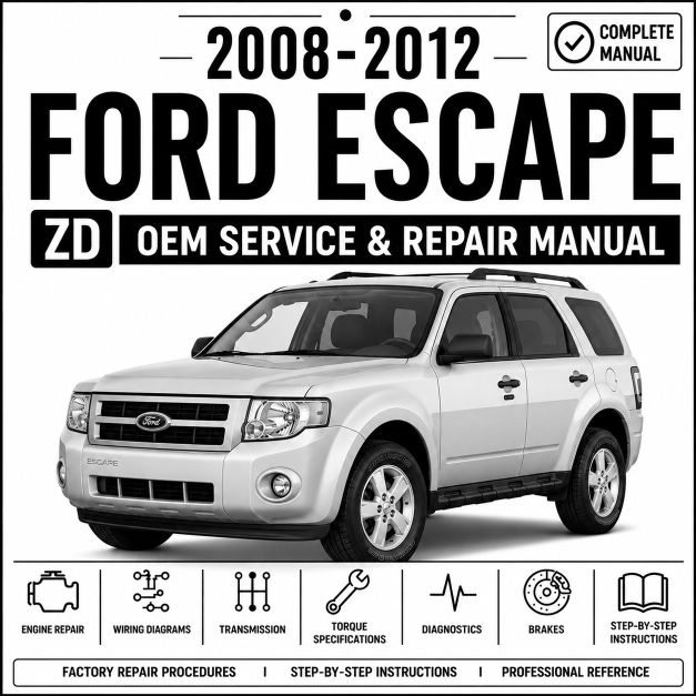 2008-2012 Ford Escape ZD Service and Repair Manual