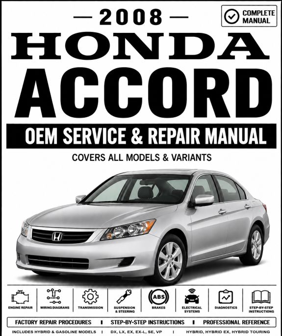 2008 Honda Accord Service and Repair Manual