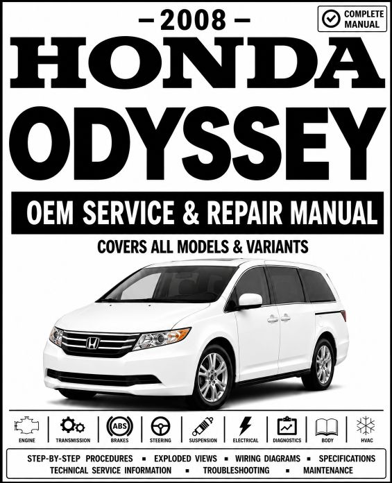 2008 Honda Odyssey Service and Repair Manual