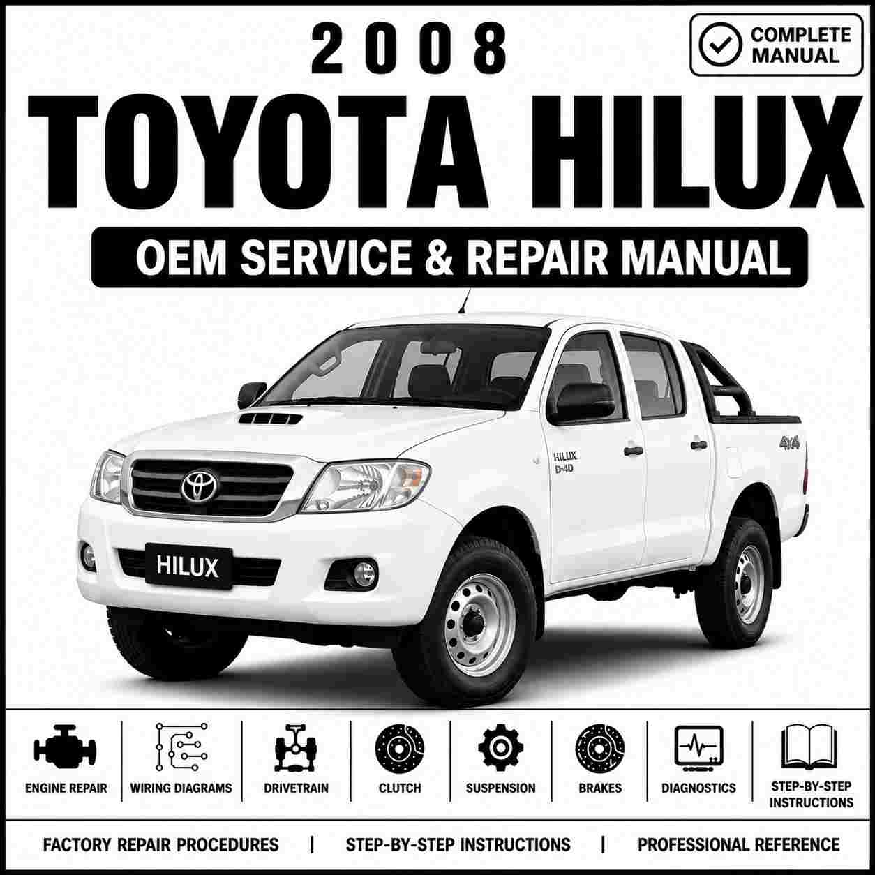 2008 Toyota Hilux Service and Repair Manual