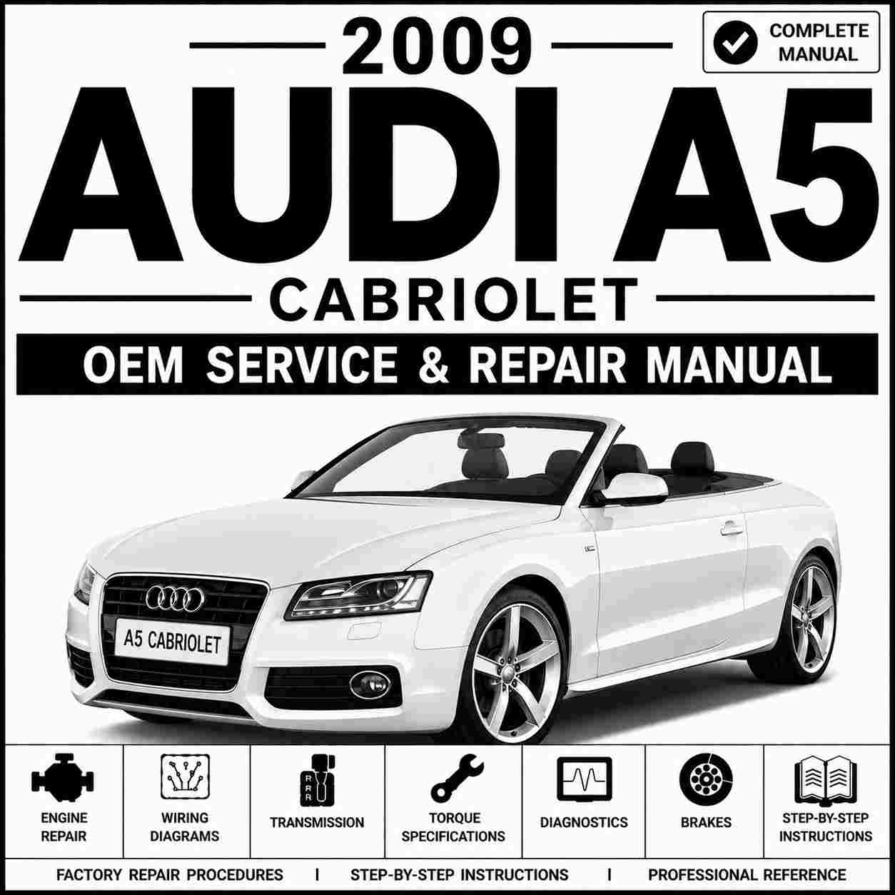 2009 Audi A5 Cabriolet Service and Repair Manual