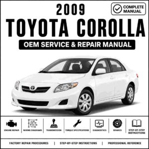 2009 Toyota Corolla Service and Repair Manual