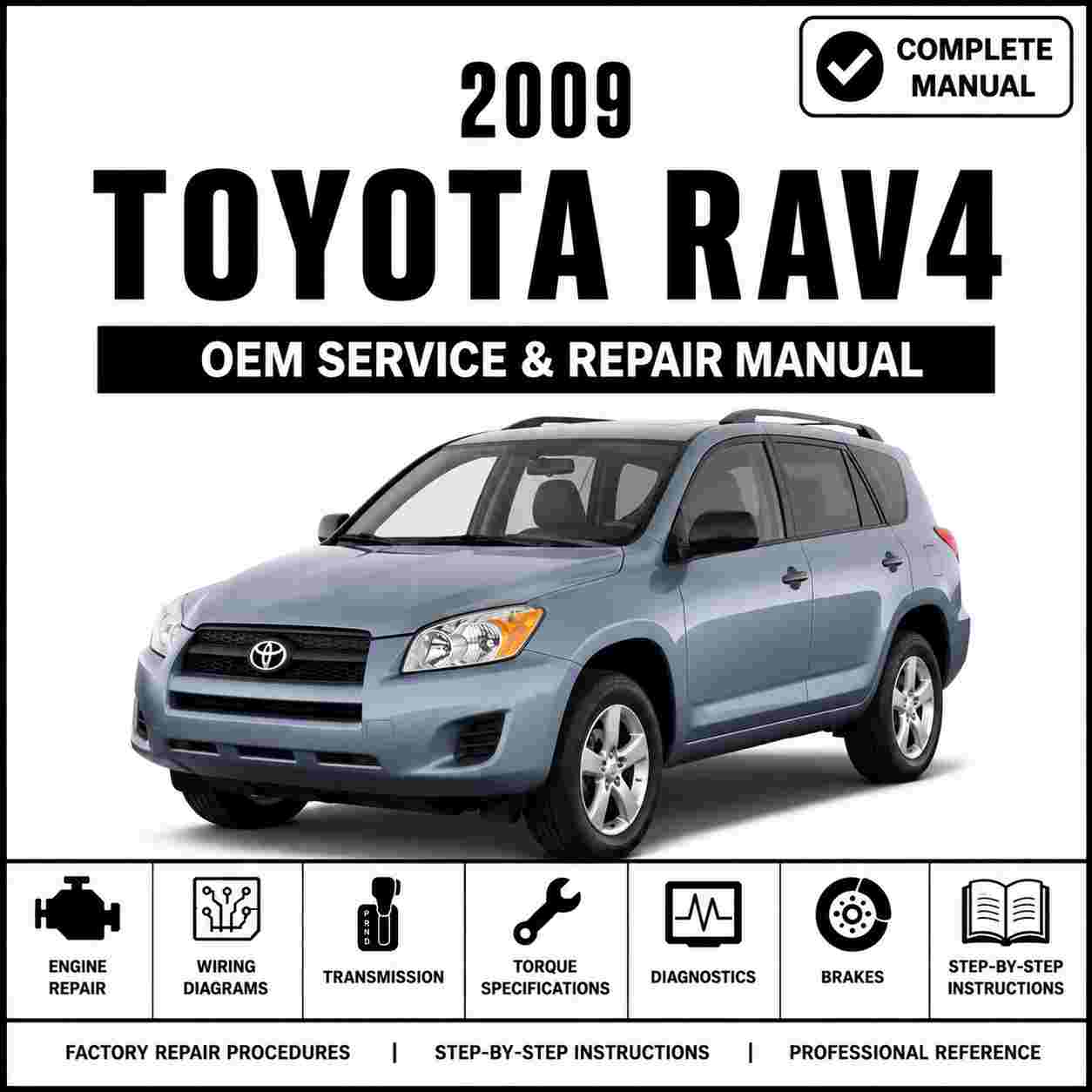 2009 Toyota RAV4 Service and Repair Manual Software