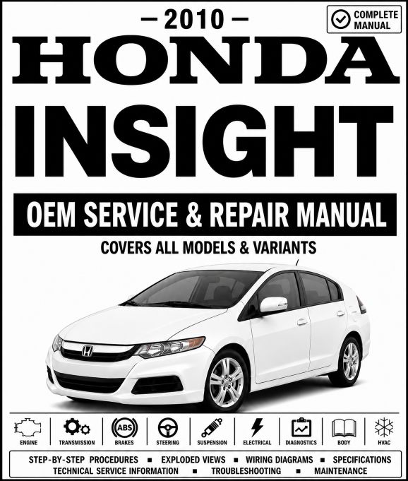 2010 Honda Insight Service and Repair Manual