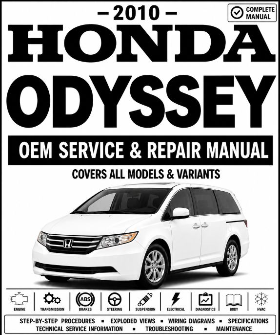2010 Honda Odyssey Service and Repair Manual