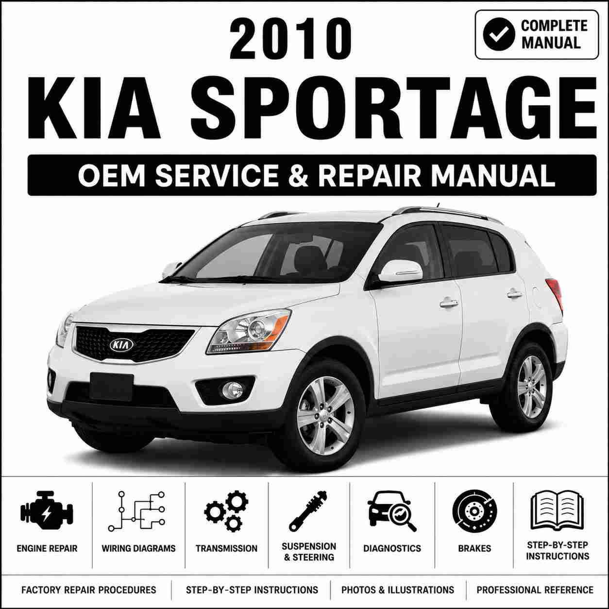 2010 KIA Sportage Service and Repair Manual Software