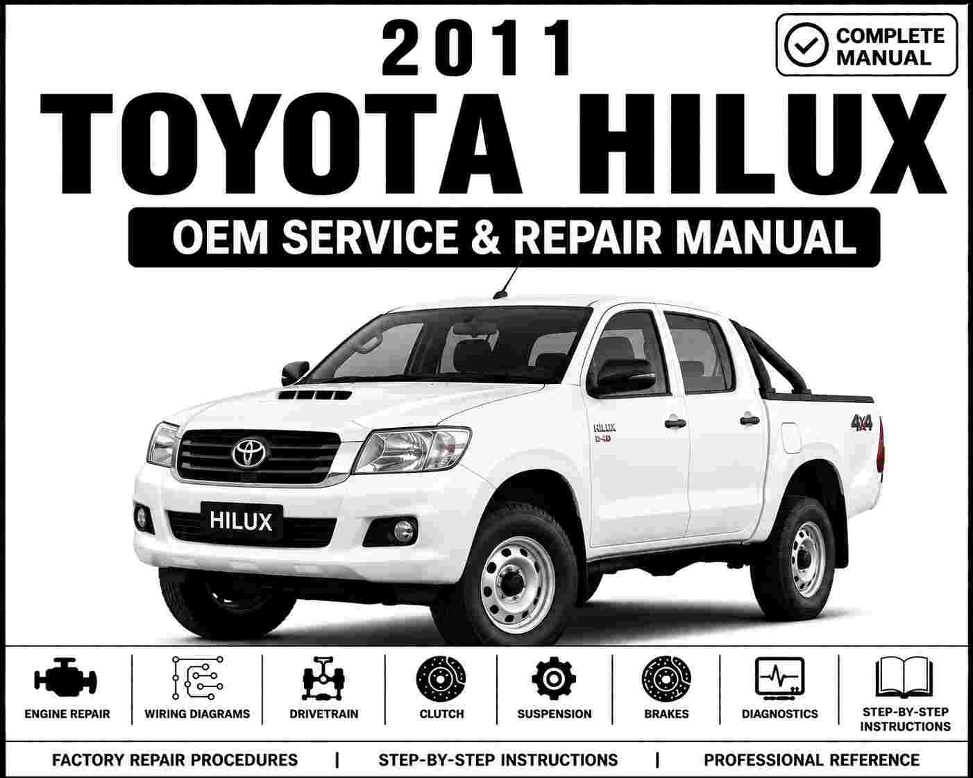 2011 Toyota Hilux Service and Repair Manual