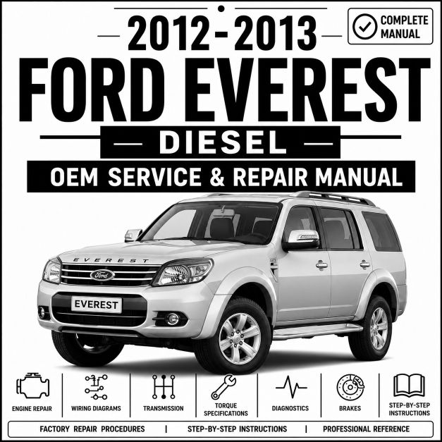 2012-2013 Ford Everest Service and Repair Manual(Diesel)