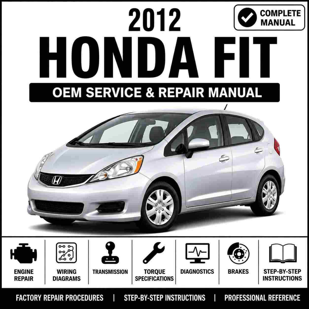 2012 Honda Fit Service and Repair Manual Software