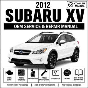 2012 Subaru XV Service and Repair Manual
