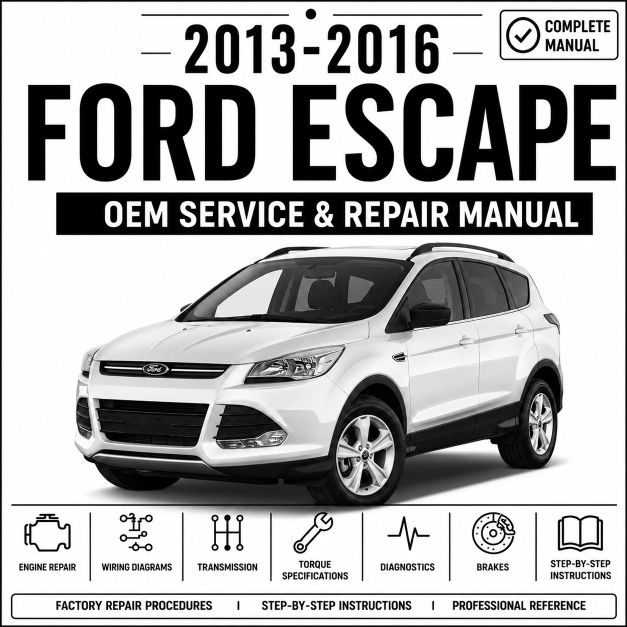 2013-2016 Ford Escape Service and Repair Manual