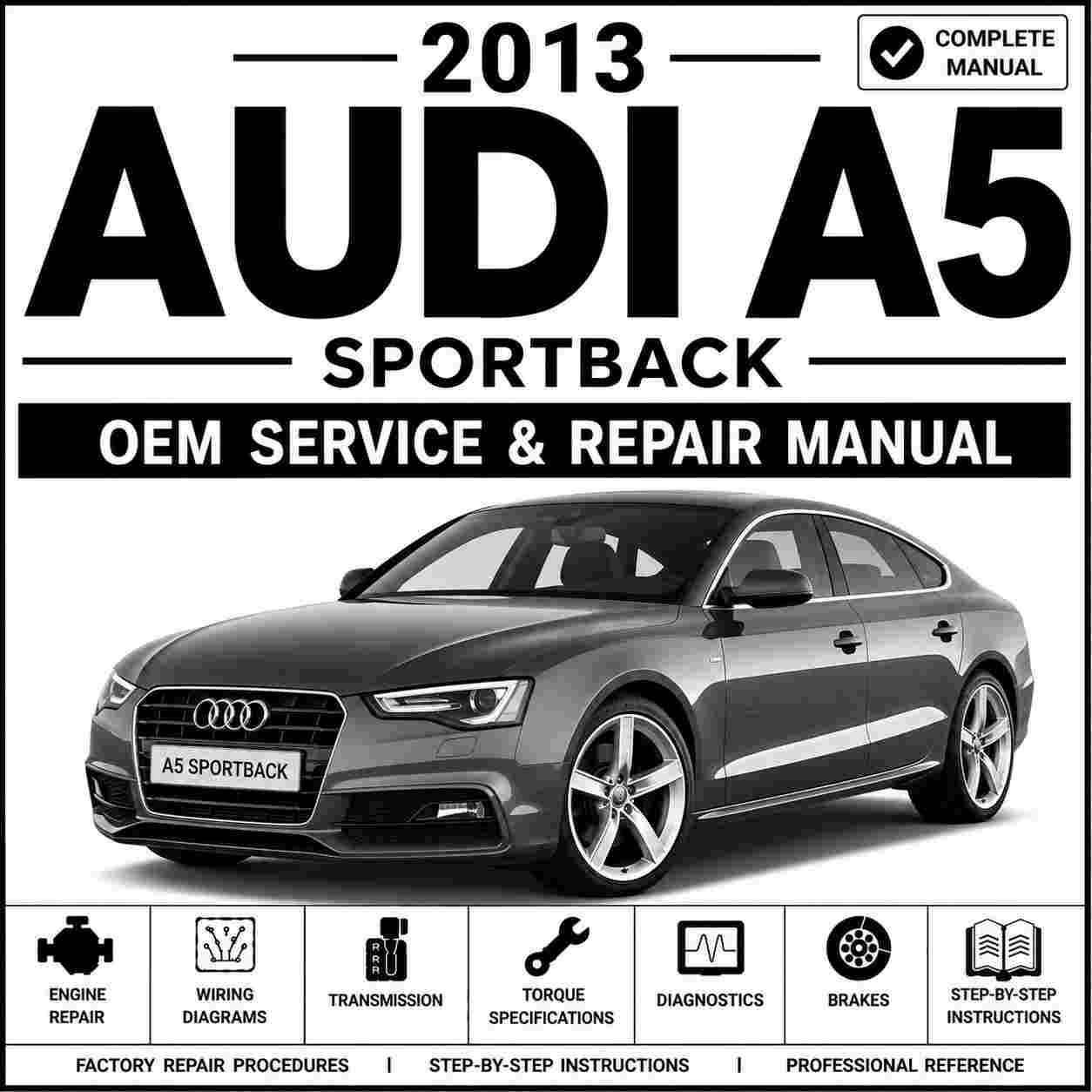 2013 Audi A5 Sportback Service and Repair Manual