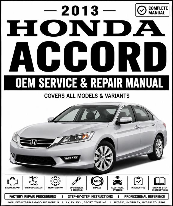 2013 Honda Accord Service and Repair Manual