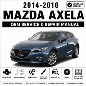 2014-2016 Mazda Axela Service and Repair Manual