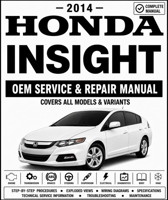 2014 Honda Insight Service and Repair Manual