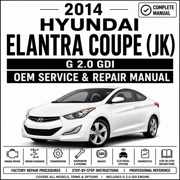 2014 Hyundai Elantra Coupe (2.0L GDI) Service and Repair Manual