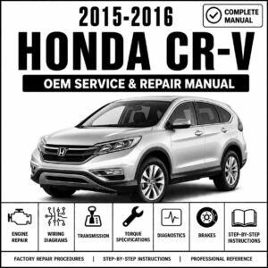 2015-2016 Honda CR-V Service and Repair Manual