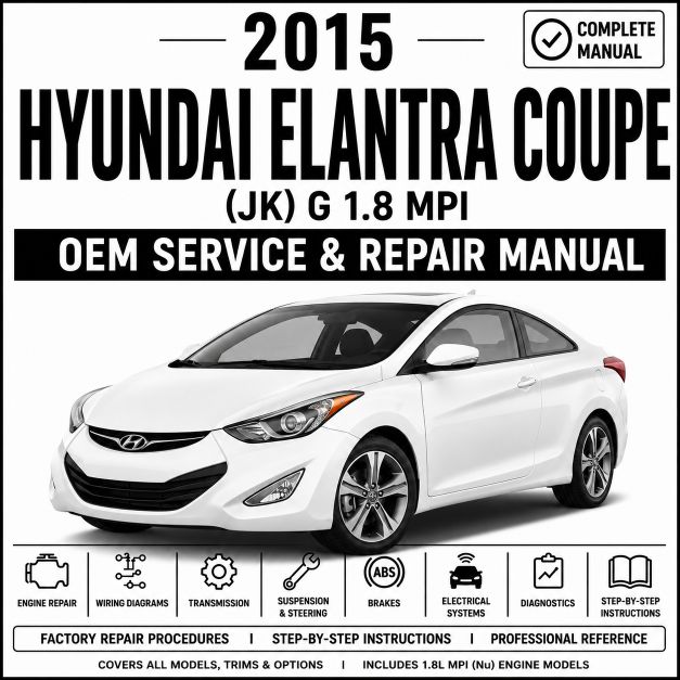 2015 Hyundai Elantra Coupe (1.8L MPI) Service and Repair Manual