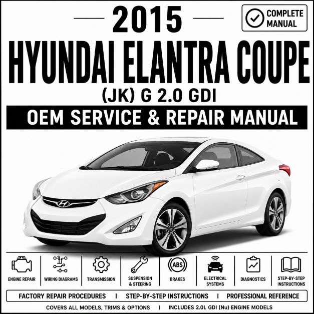 2015 Hyundai Elantra Coupe (2.0L GDI) Service and Repair Manual