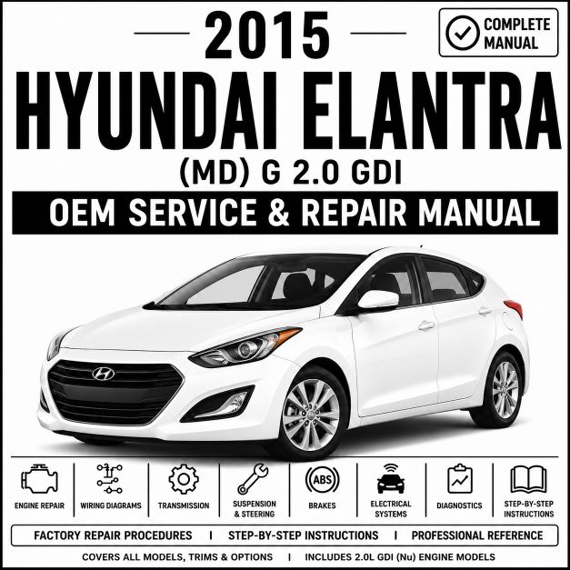 2015 Hyundai Elantra (2.0L GDI) Service and Repair Manual
