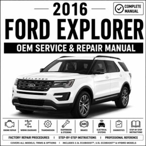 2016 Ford Explorer Service and Repair Manual