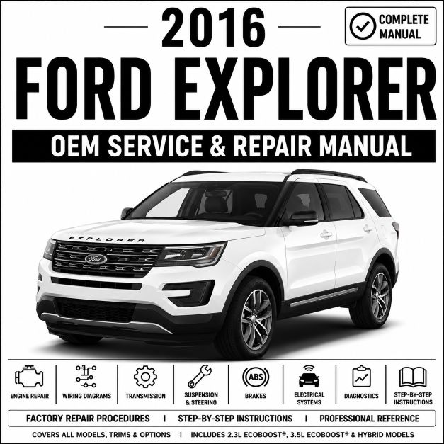2016 Ford Explorer Service and Repair Manual